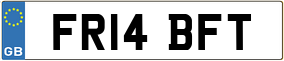 Truck License Plate